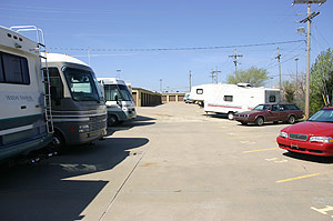 Rental parking spaces for boats, cars, RV's, and equipment