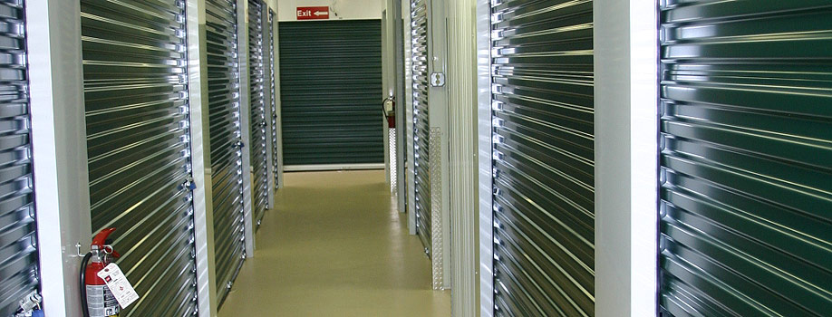 Interior of AAA Self Storage units in Topeka